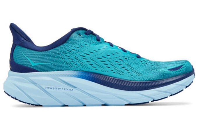 Clifton 8 2E Wide ‘Bellwether Blue’