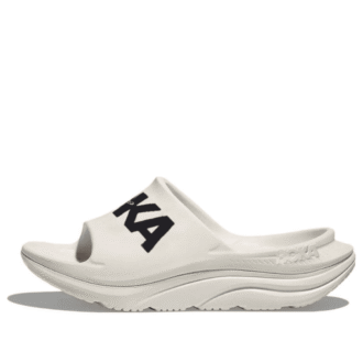 Ora Athletic Slides ‘Hvid Sort’