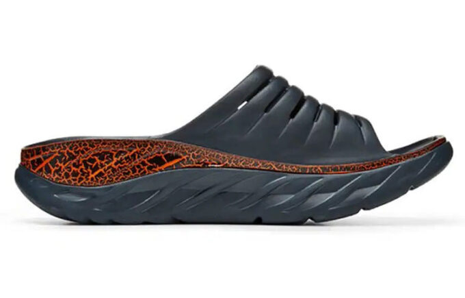 Ora Recovery Slide ‘Blå Grafit Persimmon Orange’