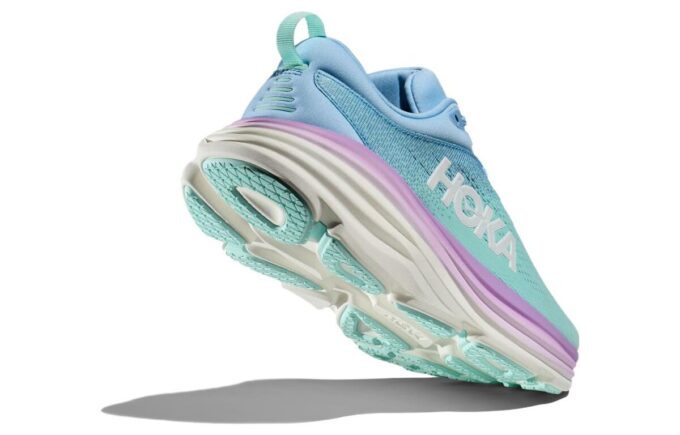 (WMNS) Bondi 8 D Wide ‘Airy Blue Sunlit Ocean Purple’