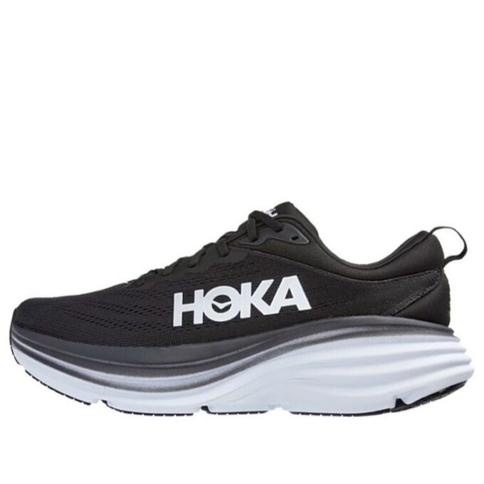 (WMNS) Bondi 8 D Wide ‘Sort/Hvid’