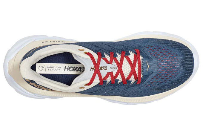 (WMNS) Clifton Edge ‘Hvid Vintage Marineblå’
